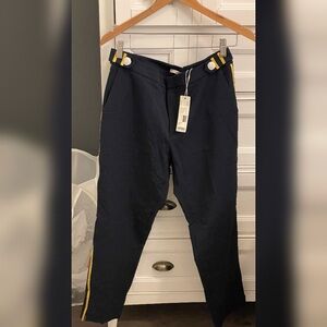 Esprit Dark Blue Pants with Yellow Stripe